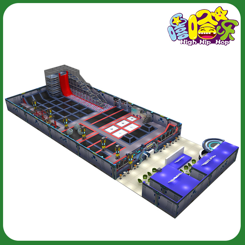 Here are some features commonly found in trampoline indoor playgrounds