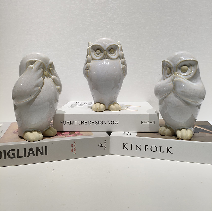 How to make an owl ceramic decoration pendant