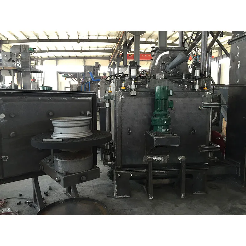 Detailed Overview of Double Positions Rotating Table Type Shot Blast Machine